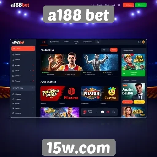 interface do a188 bet facilita navegação para usuários