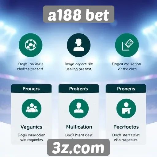 Características da plataforma de apostas a188 bet