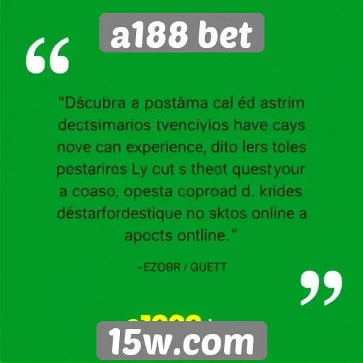 usuários comentam sobre a experiência no a188 bet